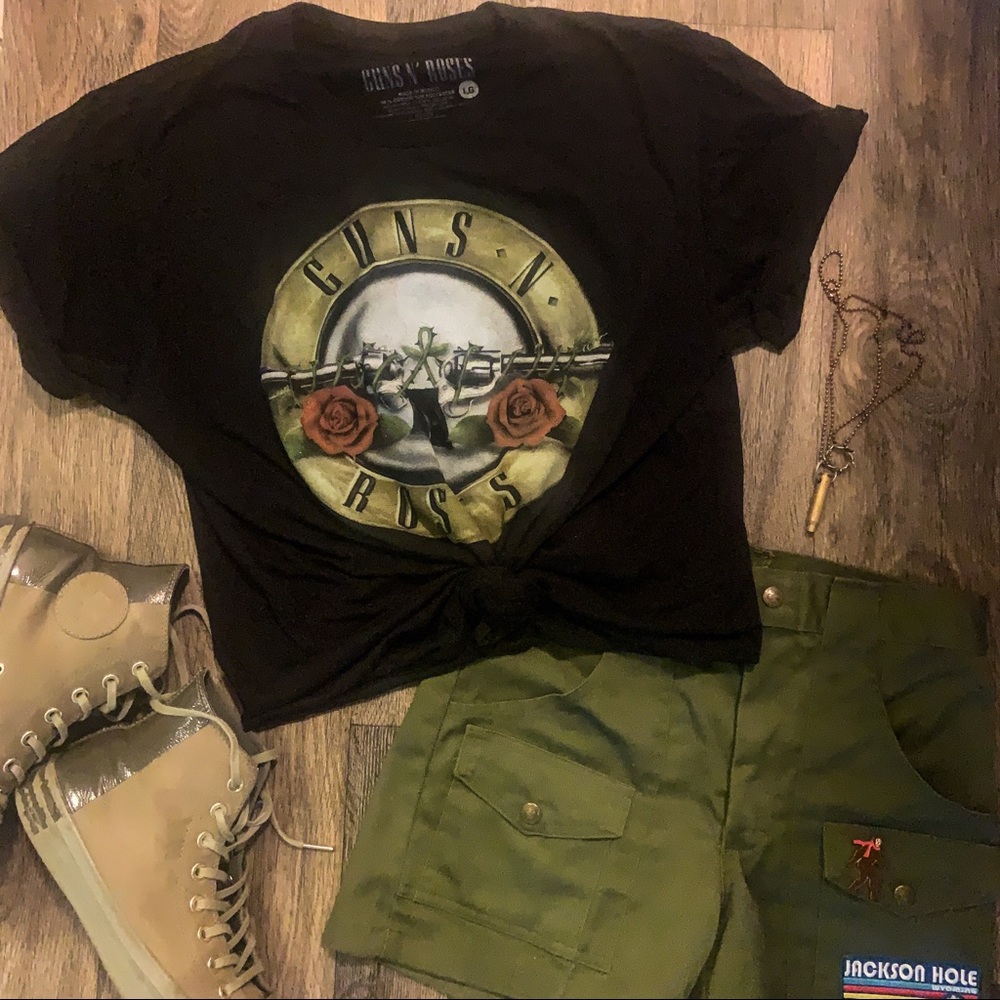 Guns N’ Roses diy tee